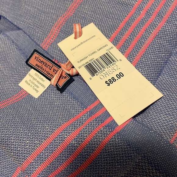 Vineyard vines Turkish towel sarong - Picture 3 of 4